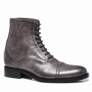 Uomo GUIDOMAGGI Stivali>Brickell - Stivali  con rialzo in Pelle Pieno Fiore da 6 a 10 cm più alto