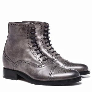 Uomo GUIDOMAGGI Stivali>Brickell - Stivali  con rialzo in Pelle Pieno Fiore da 6 a 10 cm più alto