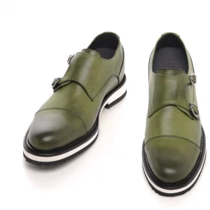 Uomo GUIDOMAGGI Fibbie>Bridgetown -classica scarpe rialzate doppia fibbia in Pelle Da 6 a 8 cm più alto