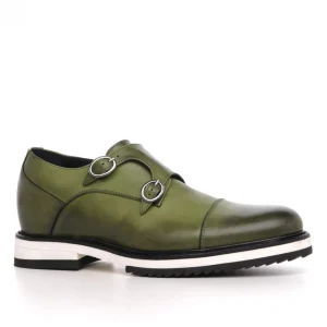 Uomo GUIDOMAGGI Fibbie>Bridgetown -classica scarpe rialzate doppia fibbia in Pelle Da 6 a 8 cm più alto