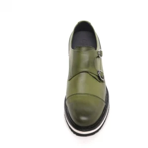 Uomo GUIDOMAGGI Fibbie>Bridgetown -classica scarpe rialzate doppia fibbia in Pelle Da 6 a 8 cm più alto