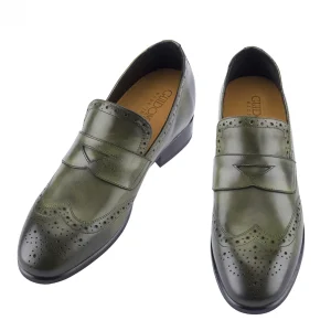 Uomo GUIDOMAGGI Penny Loafers>Brunei - Mocassini con rialzo interno da uomo in Pieno Fiore Fino a 6 cm più alto