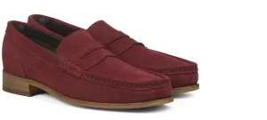 Uomo GUIDOMAGGI Penny Loafers>Buenos Aires - Mocassini con con rialzo interno da uomo in Pelle Scamosciato Fino a 6 cm più alto