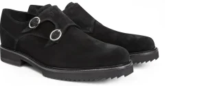 Uomo GUIDOMAGGI Fibbie>Caen - Classiche scarpe con rialzo in Pelle Suede da 6 a 8 cm più alto