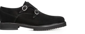 Uomo GUIDOMAGGI Fibbie>Caen - Classiche  scarpe con rialzo in Pelle Suede da 6 a 8 cm più alto