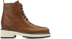 Uomo GUIDOMAGGI Stivali Da 12 A 15 Cm>Caledon - Stivali da uomo rialzanti in Pelle Pieno Fiore da 10 a 15 cm più alto