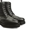 Uomo GUIDOMAGGI Stivali Da 12 A 15 Cm>Calgary -Stivali scarpe con rialzo in Mix Pelle/Tessuto Da 10 cm a 15 cm più alto