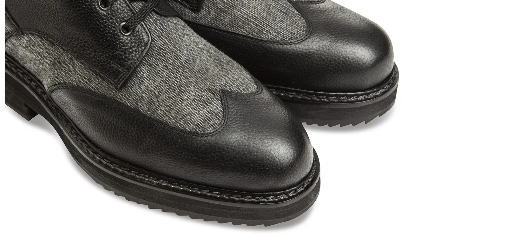 calgary_stivali_scarpe_co_4.webp Uomo GUIDOMAGGI Stivali Da 12 A 15 Cm>Calgary -Stivali scarpe con rialzo in Mix Pelle/Tessuto Da 10 cm a 15 cm più alto