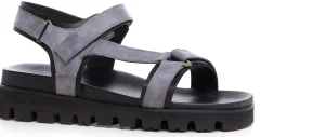 Uomo GUIDOMAGGI Sandali>Camogli - sandali rialzanti in Pelle Pieno Fiore fino a 6 cm più alto