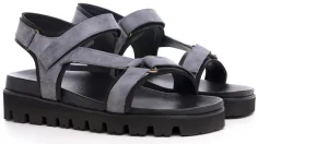 Uomo GUIDOMAGGI Sandali>Camogli - sandali rialzanti in Pelle Pieno Fiore fino a 6 cm più alto