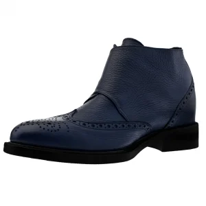 Uomo GUIDOMAGGI Polacchine>Canton - Classiche scarpe con rialzo in Pelle Pieno Fiore fino a 8 cm più alto