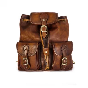 GUIDOMAGGI Pratesi Bags>Caporalino - Zaino in pelle pratesi