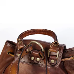 GUIDOMAGGI Pratesi Bags>Caporalino - Zaino in pelle pratesi