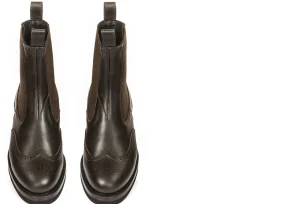 Uomo GUIDOMAGGI Chelsea>Cardiff -scarpe tacco interno in Pelle Da 6 a 10 cm più alto