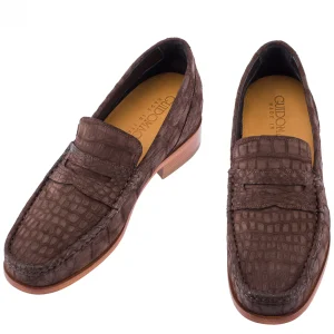 Uomo GUIDOMAGGI Scarpe In Pelle Esotica>Caribbean