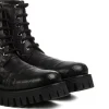 Uomo GUIDOMAGGI Scarpe In Pelle Esotica>Carre d'Or - Stivali con rialzo da uomo in Pelle Coccodrillo da 6 a 10 cm più alto