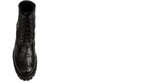 Uomo GUIDOMAGGI Scarpe In Pelle Esotica>Carre d'Or - Stivali con rialzo da uomo in Pelle Coccodrillo da 6 a 10 cm più alto