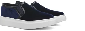 Uomo GUIDOMAGGI Slip-on>Cádiz - Slip-On con rialzo in Mix Pelle Tessuto Fino a 6.5 cm più alto
