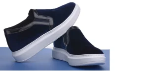 Uomo GUIDOMAGGI Slip-on>Cádiz - Slip-On con rialzo in Mix Pelle Tessuto Fino a 6.5 cm più alto