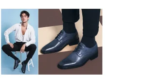 Uomo GUIDOMAGGI Stringate>Central Plaza - scarpe con rialzo in Pelle Da 6 a 8 cm più alto