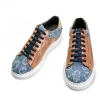 Uomo GUIDOMAGGI Scarpe In Pelle Esotica | Sneakers>Chandler - sneakers con rialzo in Mix Pelle/Tessuto da 6 a 8 cm più alto