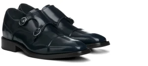 Uomo GUIDOMAGGI Cerimonia | Fibbie>Colombo - Scarpe Classiche con rialzo da uomo in Pelle Spazzolato da 6 a 8 cm più alto