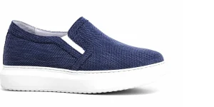 Uomo GUIDOMAGGI Slip-on>Como - Slip-On con rialzo interno in Tessuto 6.5 cm più alto