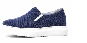 Uomo GUIDOMAGGI Slip-on>Como - Slip-On con rialzo interno in Tessuto 6.5 cm più alto
