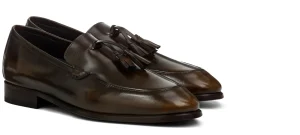 Uomo GUIDOMAGGI Penny Loafers>Concord - Mocassini rialzanti da uomo in Pelle Spazzolata fino a 6,5 cm più alto