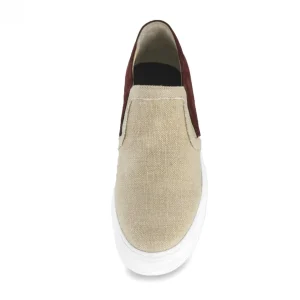 Uomo GUIDOMAGGI Slip-on>Conero - Sneakers con rialzo interno da uomo in Mix Pelle/Tessuto fino a 6.5 cm più alto