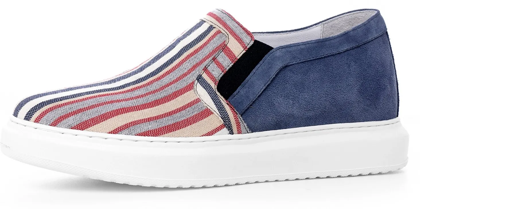 copacabana__slipon_scarpe_2.webp Uomo GUIDOMAGGI Slip-on>Copacabana - Slip-On scarpe con rialzo in Mix Pelle/tessuto Fino a 6.5 cm più alto