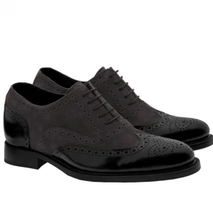 Uomo GUIDOMAGGI Stringate>Cork - Classiche scarpe uomo con rialzo in Mix Pelle Fino a 8 cm più alto