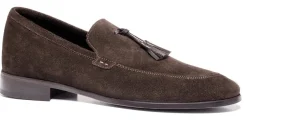 Uomo GUIDOMAGGI Nappine E Ornamenti>Cortina d’Ampezzo - Mocassini scarpe con rialzo in Pelle Scamosciato Fino a 6.5 cm più alto