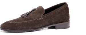 Uomo GUIDOMAGGI Nappine E Ornamenti>Cortina d’Ampezzo - Mocassini scarpe con rialzo in Pelle Scamosciato Fino a 6.5 cm più alto