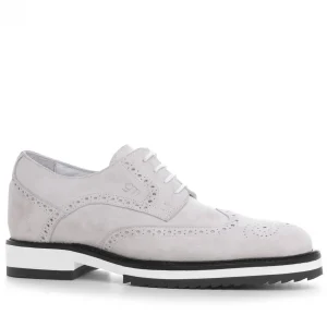 Uomo GUIDOMAGGI Stringate>Cuba - Classiche  scarpe uomo con rialzo  in Pelle Scamosciato da 6 a 8 cm più alto