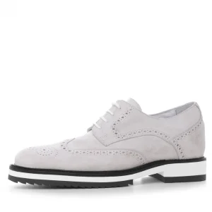Uomo GUIDOMAGGI Stringate>Cuba - Classiche  scarpe uomo con rialzo  in Pelle Scamosciato da 6 a 8 cm più alto