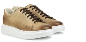 Donna GUIDOMAGGI Scarpe Donna | Sneakers>CURACAO - Sneakers con rialzo da uomo in Pelle fino a 8 cm più alto
