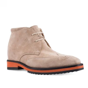 Uomo GUIDOMAGGI Polacchine>Cyprus - Classiche scarpe rialzate in Pelle Scamosciato da 6 a 8 cm più alto