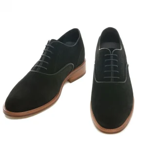 Uomo GUIDOMAGGI Cucitura Goodyear | Stringate>Dalmine - Classiche scarpe con rialzo in Pelle Scamosciato da 6 a 8 cm più alto
