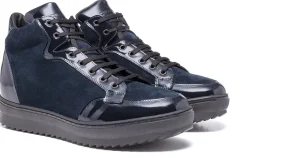 Uomo GUIDOMAGGI Sneakers>Daytona - Sneakers con rialzo in Mix Pelle da 6 a 8 cm più alto