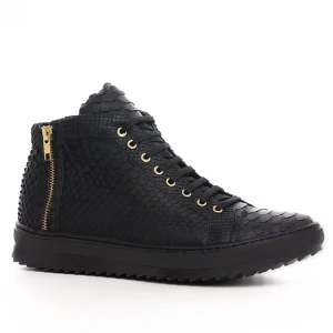 Uomo GUIDOMAGGI Scarpe In Pelle Esotica | Sneakers>Delano - Sneakers Esotiche da uomo con rialzo interno in Pelle Pitone Fino a 8 cm più alto
