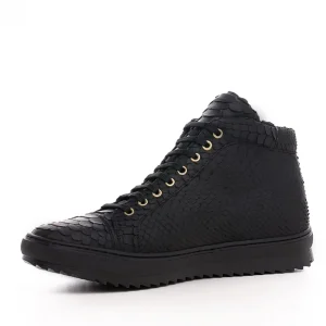 Uomo GUIDOMAGGI Scarpe In Pelle Esotica | Sneakers>Delano - Sneakers Esotiche da uomo con rialzo interno in Pelle Pitone Fino a 8 cm più alto