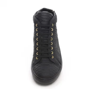 Uomo GUIDOMAGGI Scarpe In Pelle Esotica | Sneakers>Delano - Sneakers Esotiche da uomo con rialzo interno in Pelle Pitone Fino a 8 cm più alto