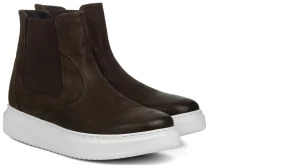Uomo GUIDOMAGGI Slip-on>Dennis - Slip on rialzanti da uomo in Pelle Nabuck da 6 a 8 cm più alto