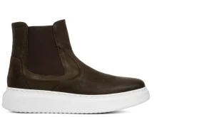 Uomo GUIDOMAGGI Slip-on>Dennis - Slip on rialzanti da uomo in Pelle Nabuck da 6 a 8 cm più alto
