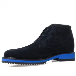Uomo GUIDOMAGGI Polacchine>Desert Boot -Polacchine rialzanti in Pelle Scamosciato da 6 a 8 cm più alto