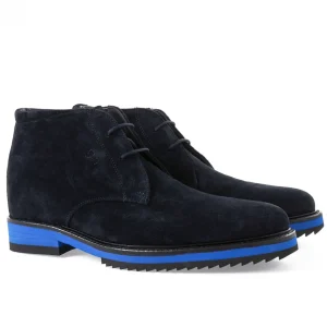 Uomo GUIDOMAGGI Polacchine>Desert Boot -Polacchine rialzanti in Pelle Scamosciato da 6 a 8 cm più alto