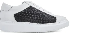 Uomo GUIDOMAGGI Sneakers>Dolciano - sneakers con rialzo interno da uomo in Mix pelle fino a 8 cm più alto