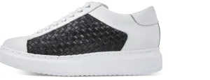 Uomo GUIDOMAGGI Sneakers>Dolciano - sneakers con rialzo interno da uomo in Mix pelle fino a 8 cm più alto