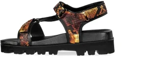 Uomo GUIDOMAGGI Sandali | Scarpe In Pelle Esotica>Dominica - sandali in Pelle fino a 6 cm più alto